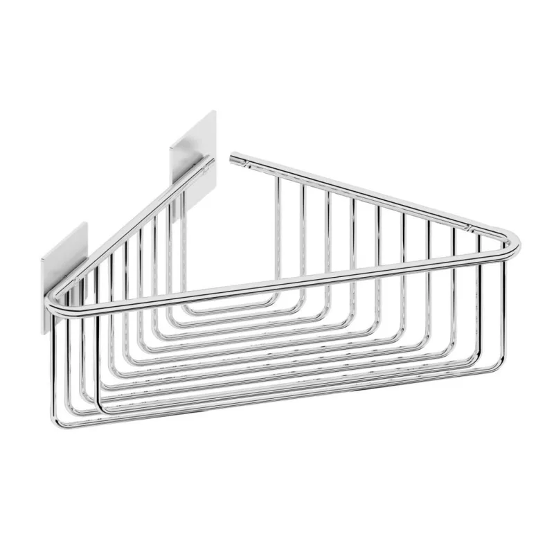 Beltrán - Jabonera rinconera de rejilla profunda con adhesivo Beltrán.