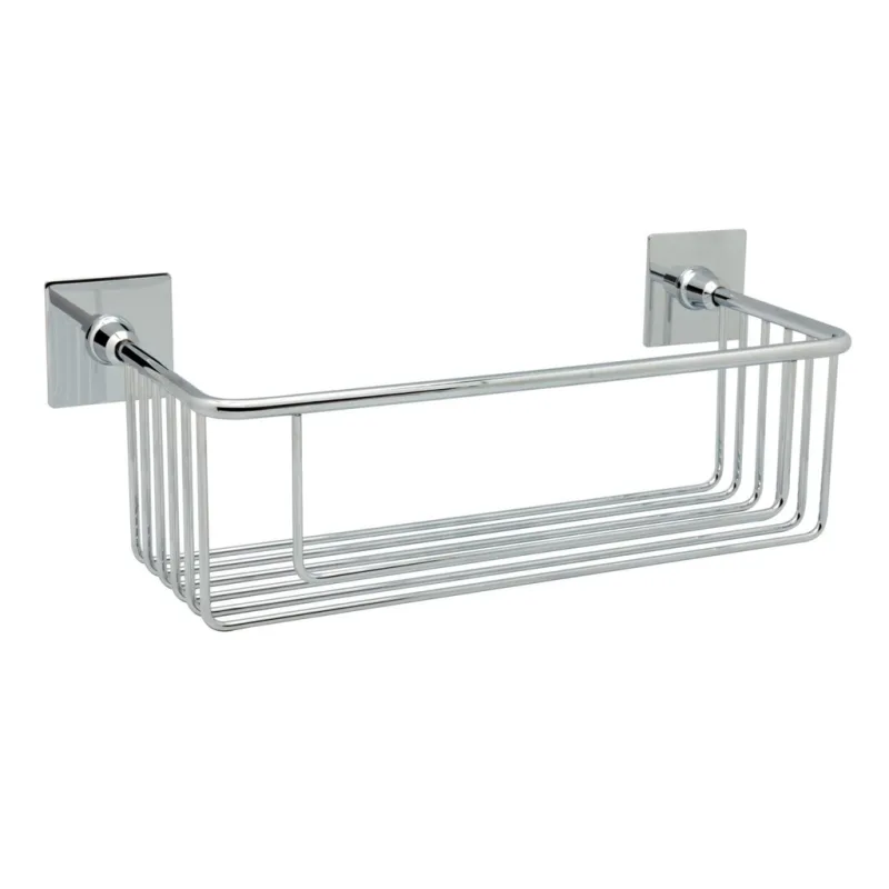 Beltrán - Jabonera de rejilla rectangular con plafón con adhesivo Beltrán.