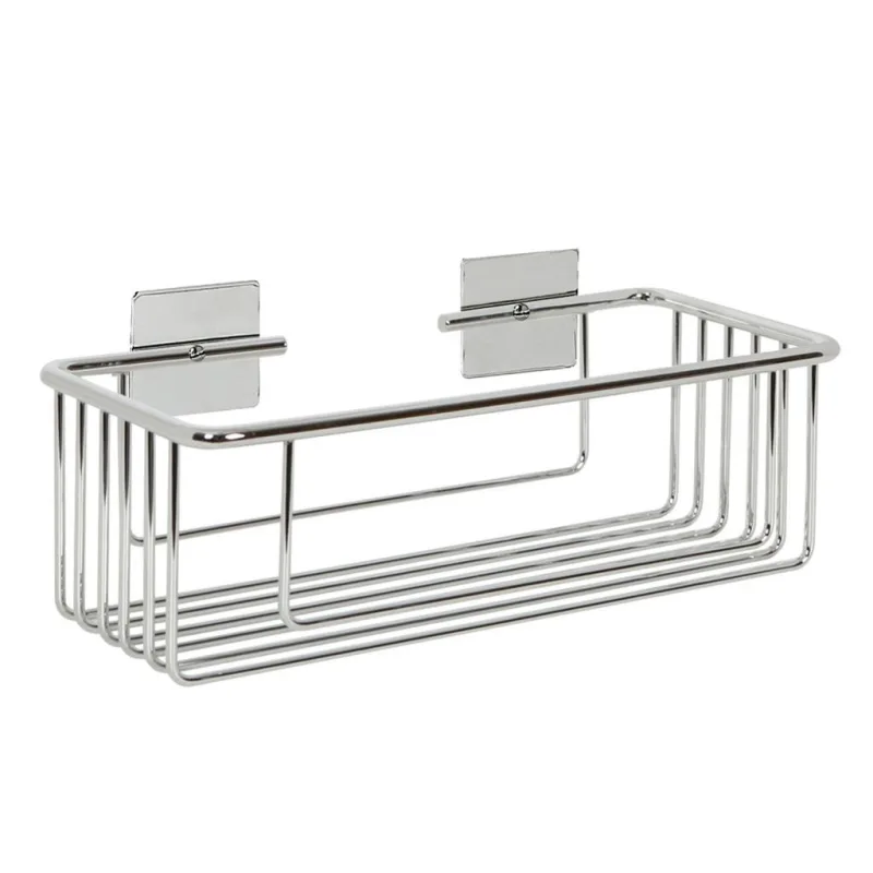 Beltrán - Jabonera de rejilla rectangular con plafón con adhesivo Beltrán.