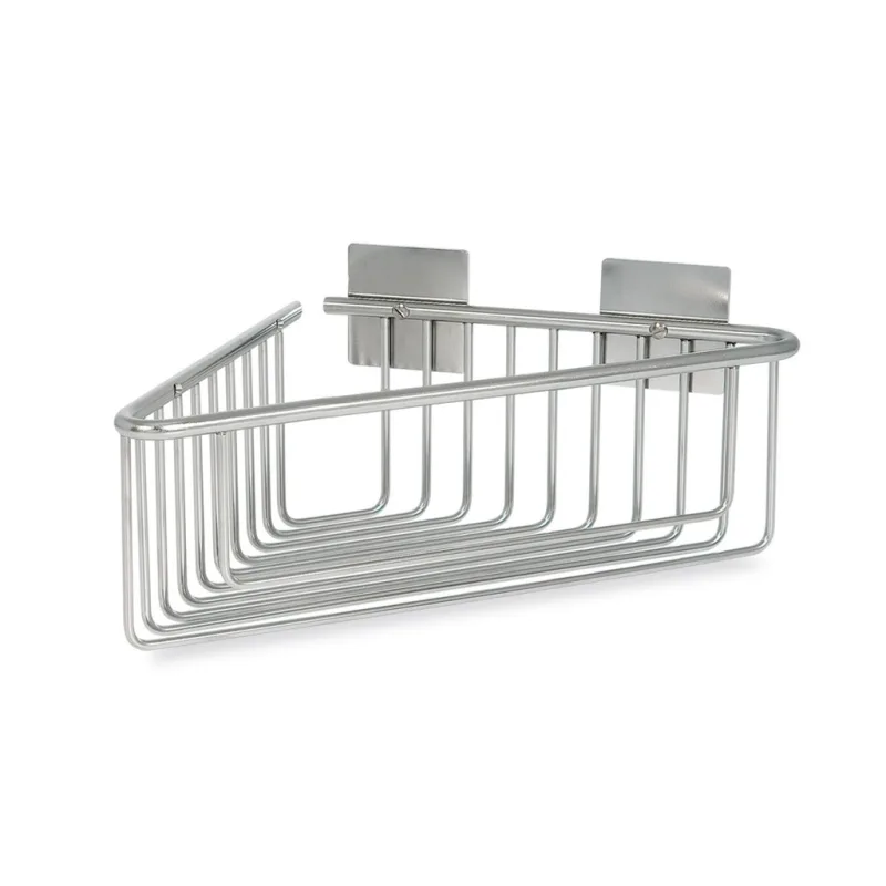 Beltrán - Jabonera rinconera de rejilla con adhesivo Beltrán.