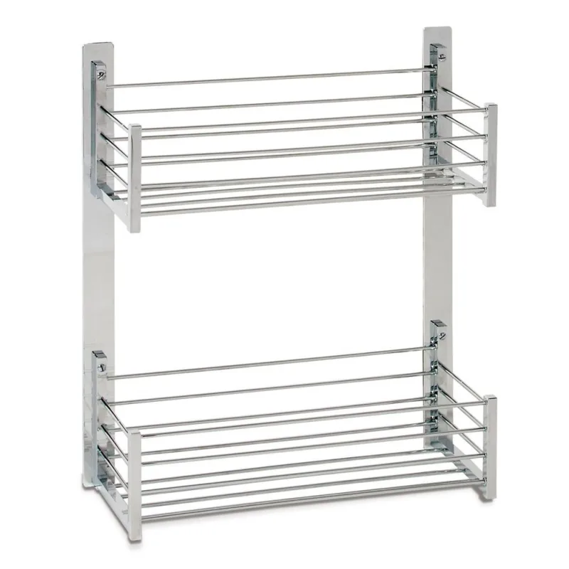 Beltrán - Jabonera con 2 cestas rectangulares con adhesivo Beltrán.