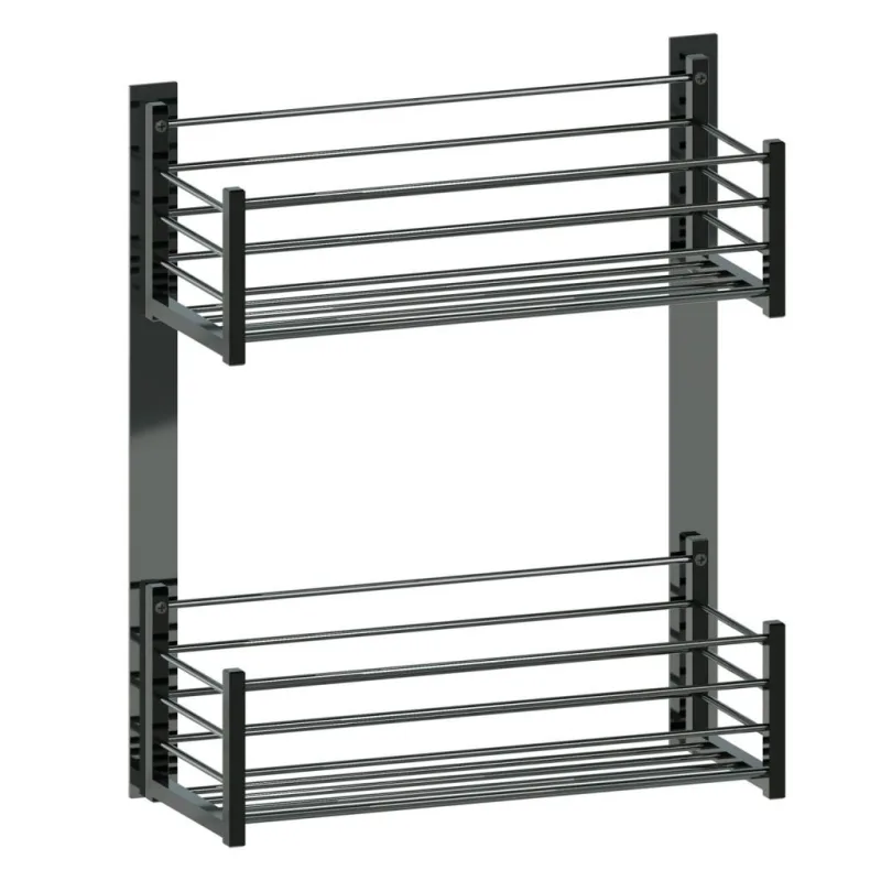 Beltrán - Jabonera rectangular doble con tornillos Deluxe Beltrán.