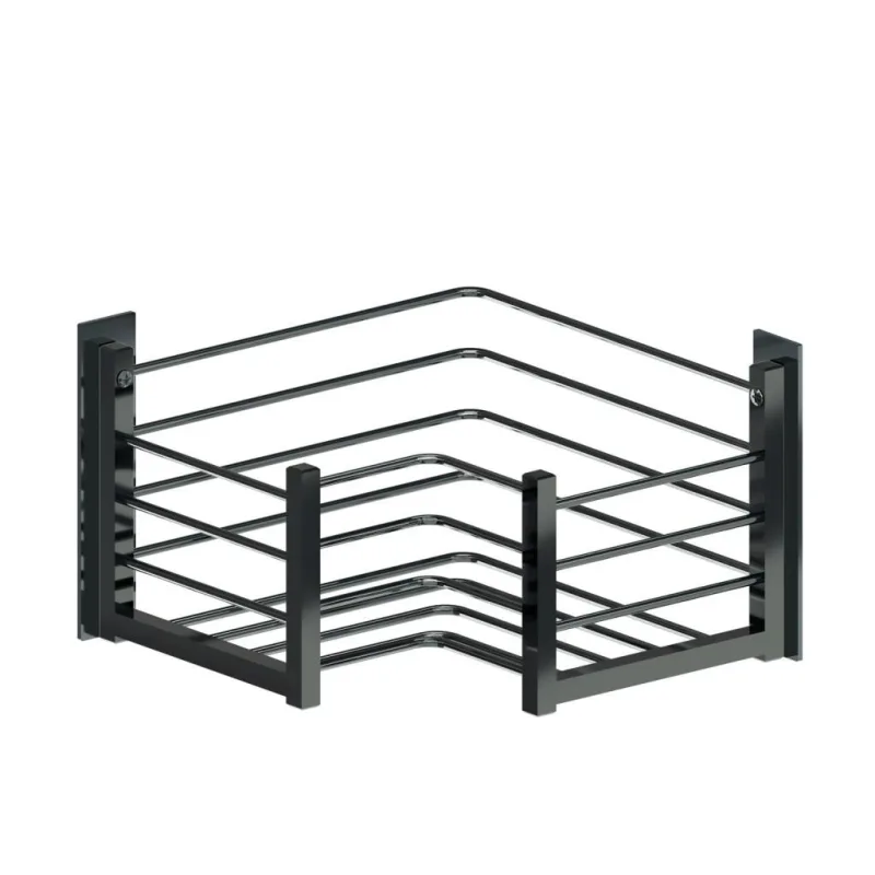 Beltrán - Jabonera rinconera cuadrada con adhesivo Beltrán.