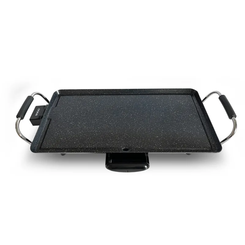 Sogo - Plancha de asar Sogo con revestimiento cerámico doble y termostato extraíble 1800W.