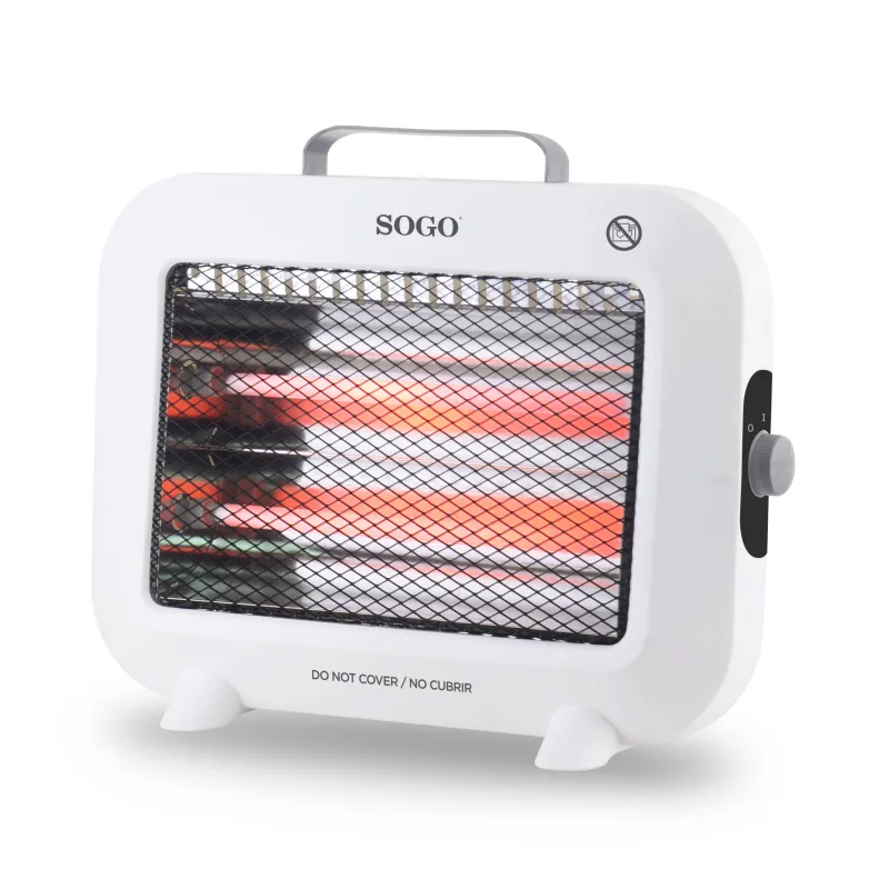 Sogo - Calefactor de cuarzo Sogo con 2 resistencias 800W.