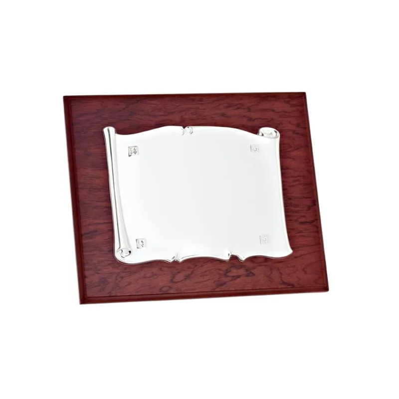 Pedro Durán - Placa homenaje Pergamino de Pedro Durán.