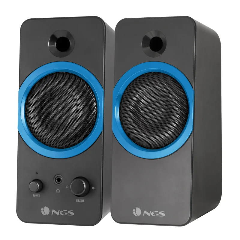 NGS - Altavoces Stereo Gaming NGS GSX-200 con Entrada Jack 3.5mm y Salida independiente Jack 3.5mm NGS.