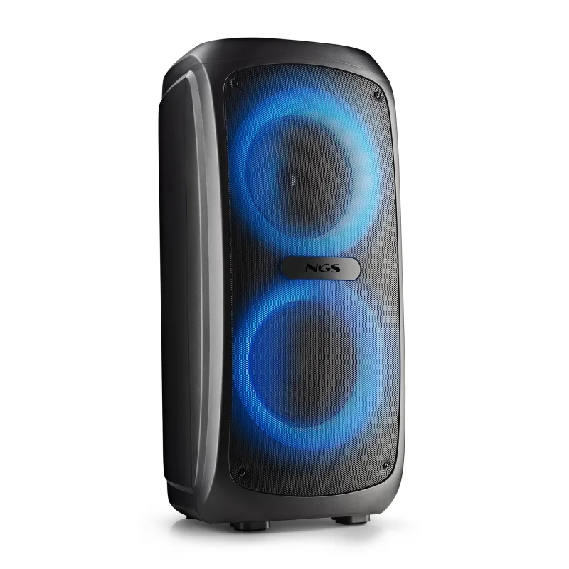NGS - Altavoz portátil party NGS Wild Temper de 200W compatible con tecnología bluetooth y TWS.