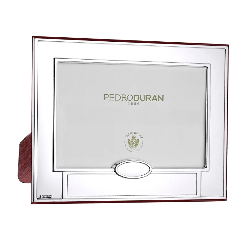 Pedro Durán - Marco de fotos plateado Pedro Durán de la colección Homenaje.