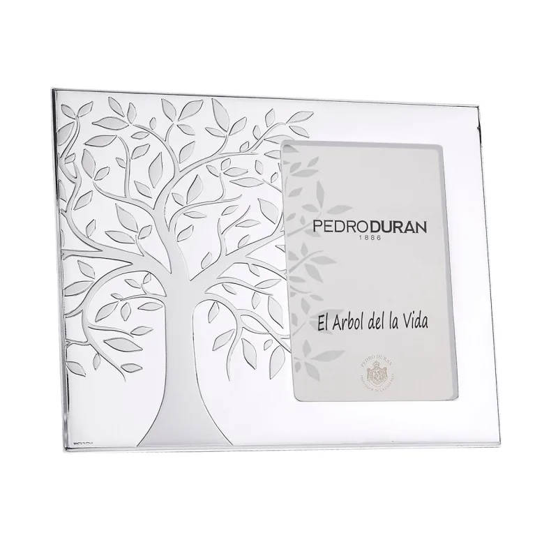 Pedro Durán - Marco de fotos plateado Pedro Durán de la colección arbol de la Vida.