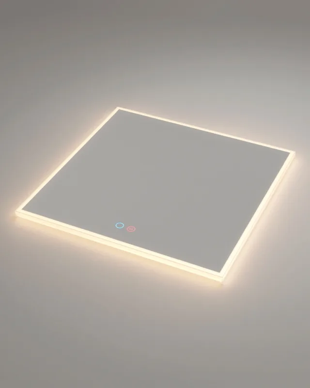 Ledimex - Espejo de baño cuadrado traslucido Boston Ledimex.