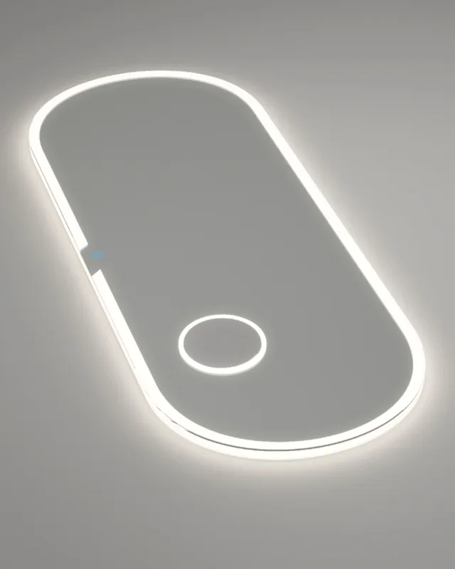 Ledimex - Espejo de baño eliptico cromo Indiana Ledimex.