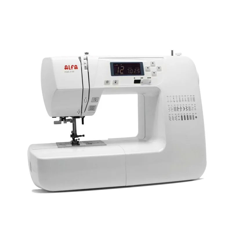Alfa - Máquina de coser Alfa A2130 con 30 puntadas.