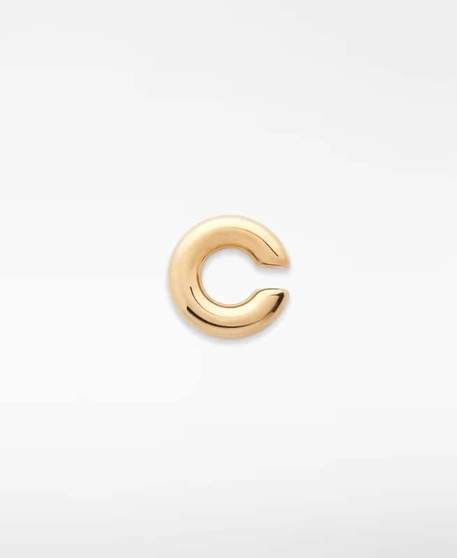 Adolfo Dominguez - Aro metálico ear cuff grueso.