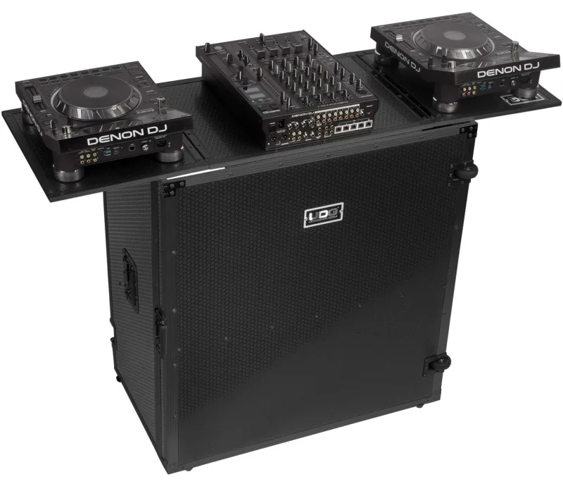 UDG - Flight Case para Equipo DJ UDG U91049Bl - UDG Ultimate Fold Out DJ Table Black Plus (Wheels).