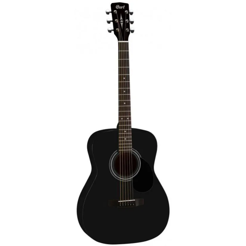 CORT - Guitarra acústica de 6 cuerdas Cort Af510 Bks.