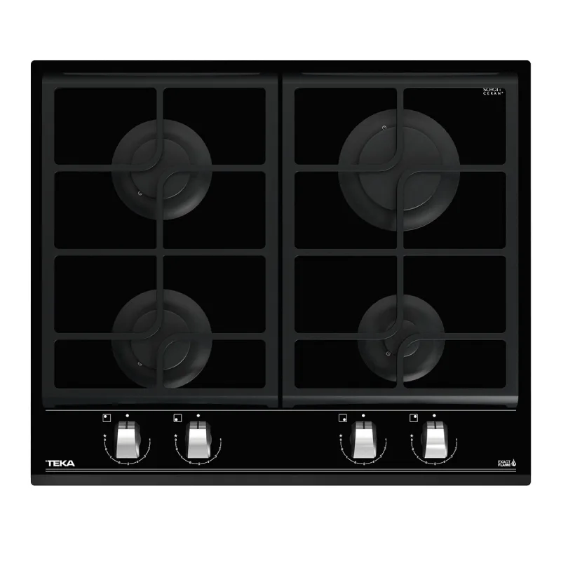 Teka - Placa gas Teka 4 quemadores - GZC64300XBN.