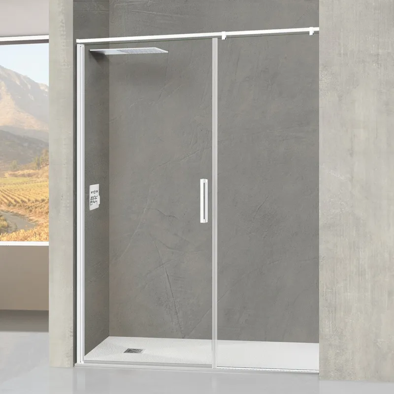 Ibermampara - Mampara de ducha frontal Arizona 1P+F Ibermampara.