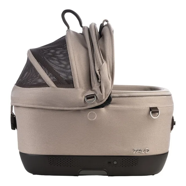 Tavopets - Transportín con sistema de protección para perros y gatos Tavopest Maeve iso5x Wind Fawn.