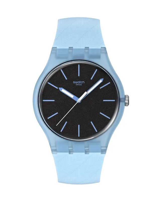 Swatch - Reloj unisex swatch blue moves con correa de silicona azul.