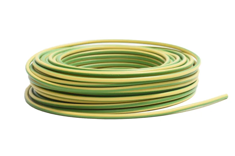 Cable lexman h07v-k vd/amarillo 2,5 mm² 10 m.