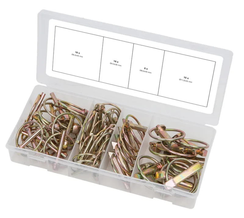 Ks tools assortiment de goupilles clips, 50 pcs