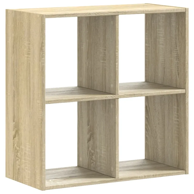 Estantería librería，armario de libros madera de ingeniería roble sonoma 68,5x32x68,5 cm cfw651476