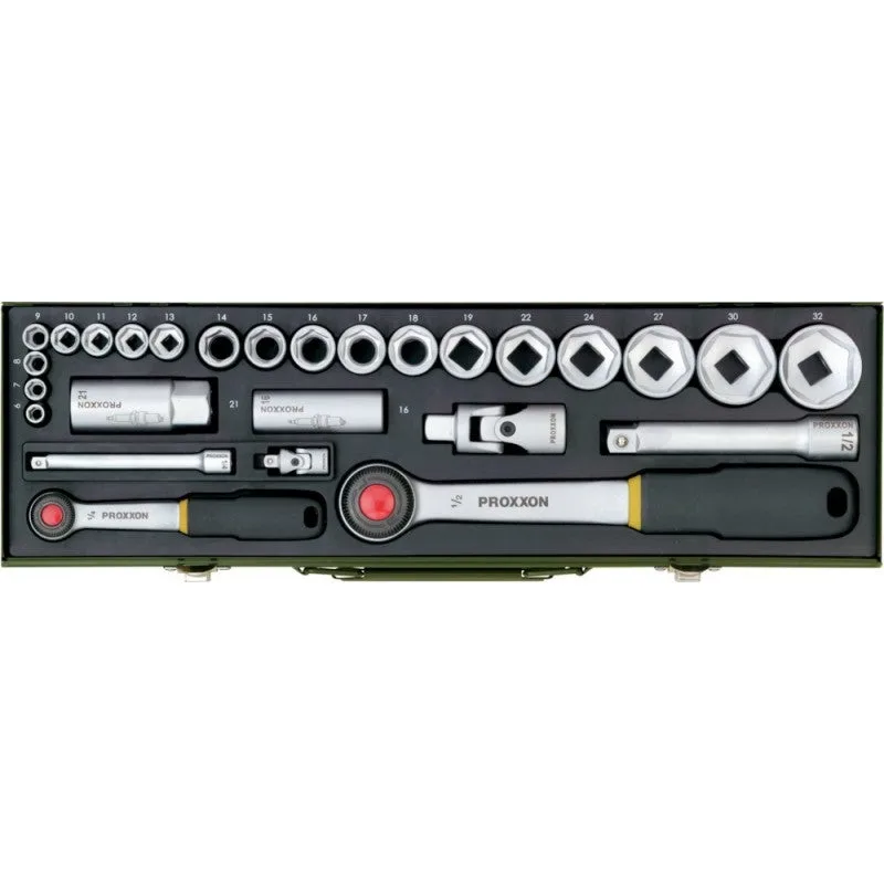 Proxxon-industrial 2223020 - estuche 1/2 + 1/4 27 pcs