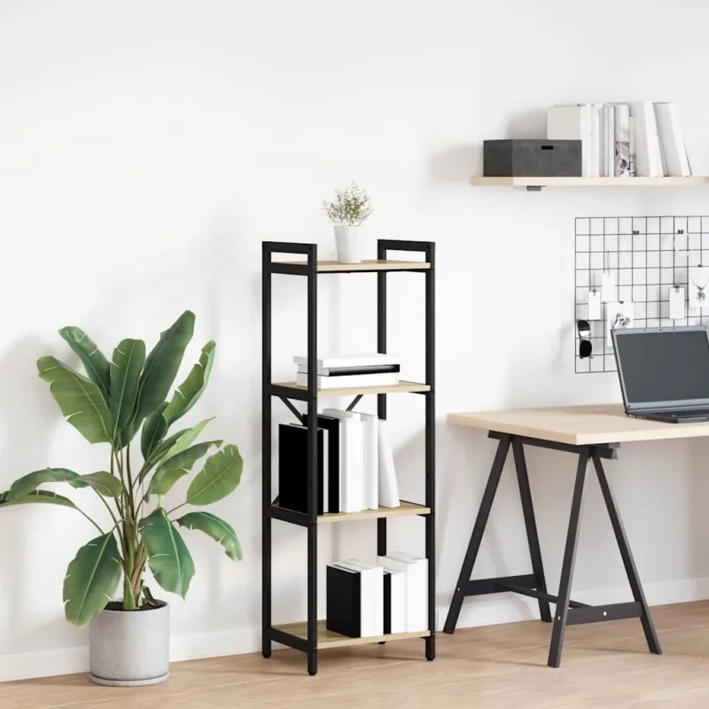 Estantería sonoma oak de 40 x 30 x 119 cm, fabricada en madera de ingeniería. - pangivo