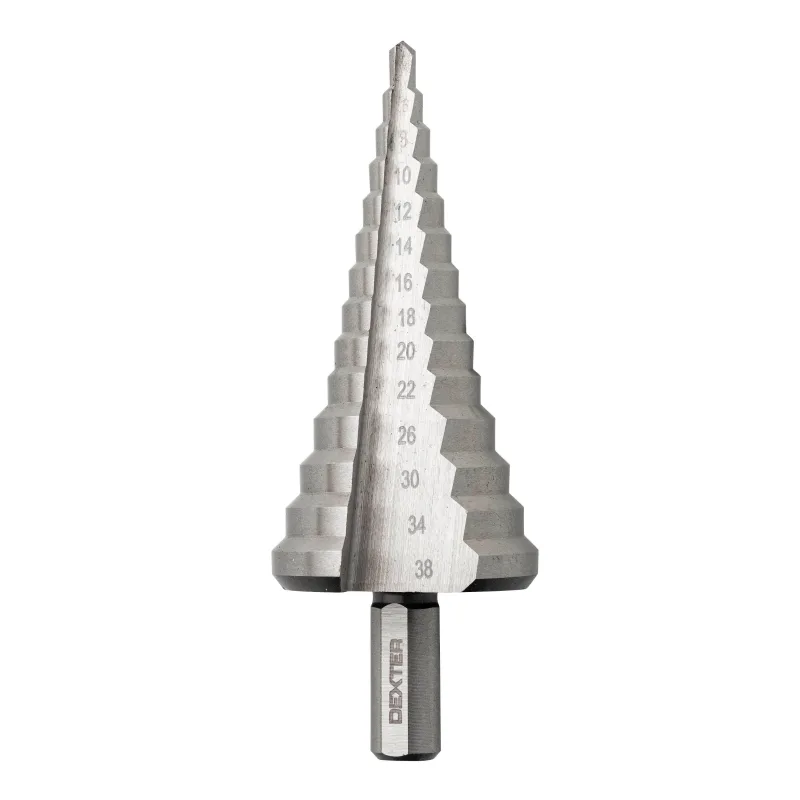 Broca escalonada cónica dexter - de 4 a 38 mm