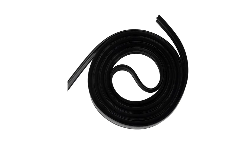 Burlete para ventanas burcasa recambio en color negro, 12 mm de anchura x 6 m de longitud. impide el paso del agua. perfil junta plano. recortable. tipo de instalación insertar.
