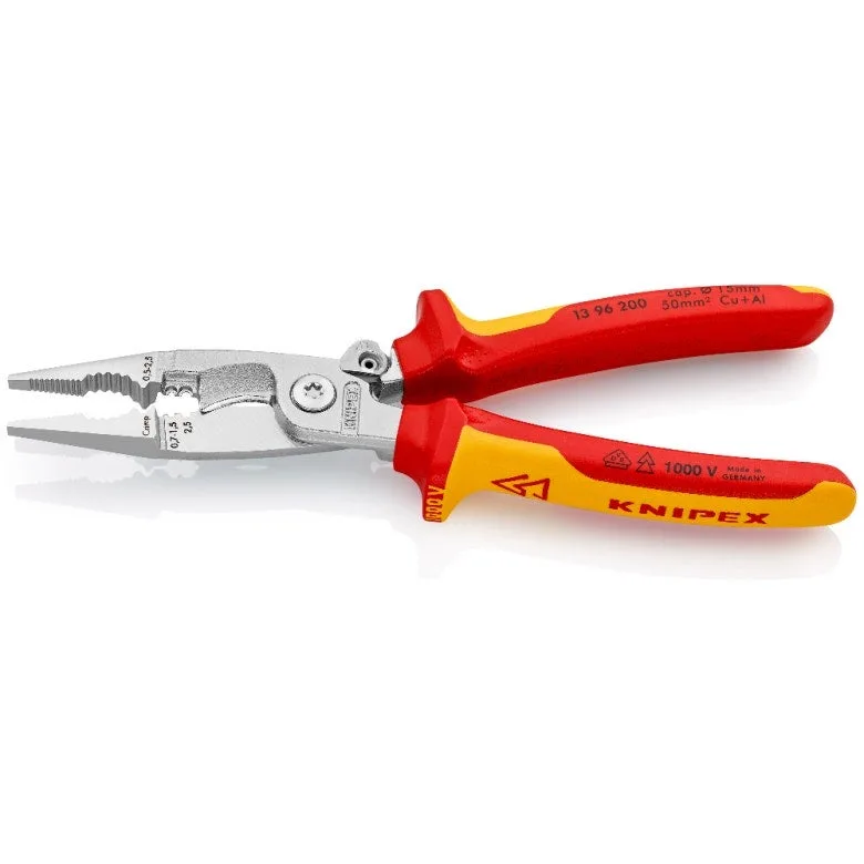 Alicates de instalación eléctrica knipex - 1396200