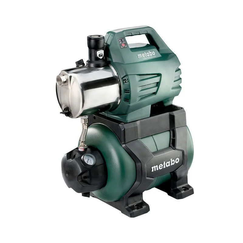 Metabo 600975000 bomba de agua sanitario doméstico hww 6000:25 inox 1300w caudal max 6000 l:h altura max bombeo 55 m