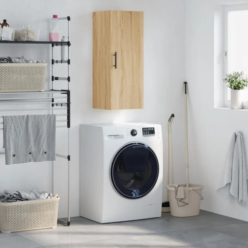 Maison exclusive - armario de pared roble sonoma 34,5x34x90 cm