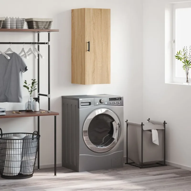 Maison exclusive - armario de pared roble sonoma 34,5x34x90 cm