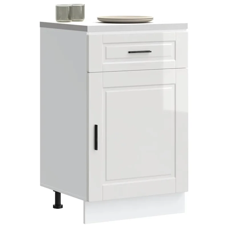 Maison exclusive - mueble bajo de cocina&nbsp;porto alto brillo blanco