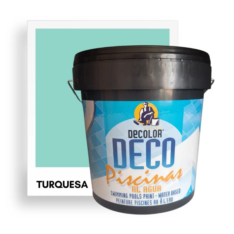 Pintura para piscinas al agua turquesa 15 lt
