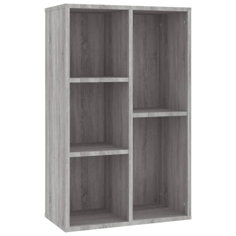 Estantería/aparador madera contrachapada gris sonoma 50x25x80cm – comfortxl