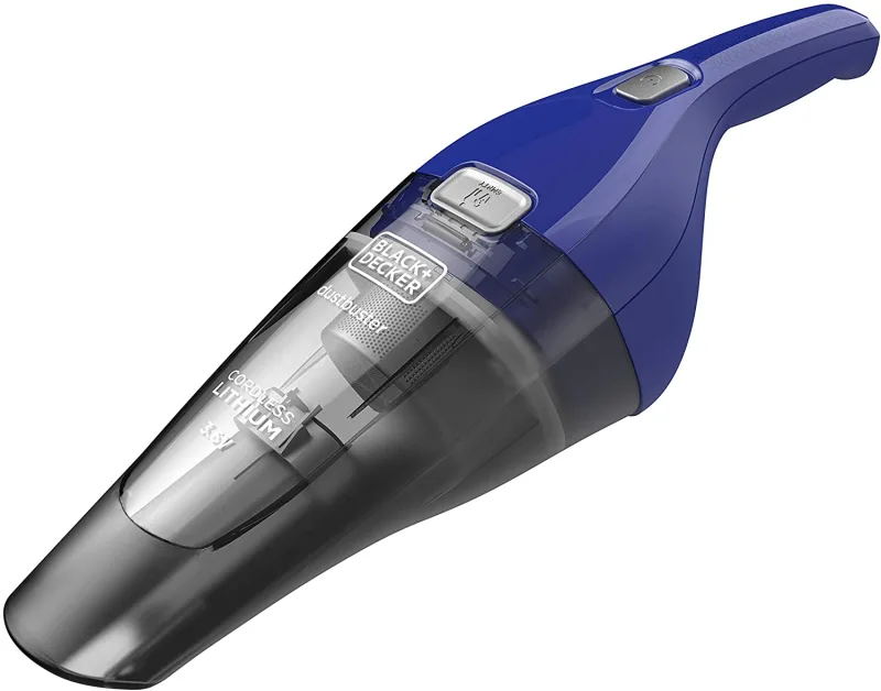 Potente aspirador sin cable con sistema de doble filtración de iones de litio black+decker