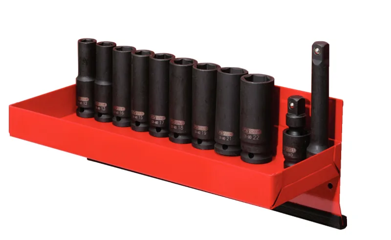 Ks tools 1/2 jeu de douilles à chocs 6 pans, longues, 13 pcs