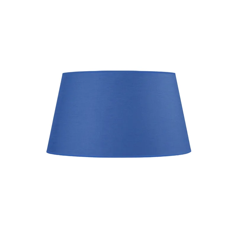 Pantalla de lámpara tosel tambour 30 tela tambor azul d30 x h18 cm