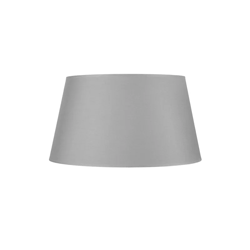 Pantalla de lámpara tosel tambour 30 tela tambor gris d30 x h18 cm