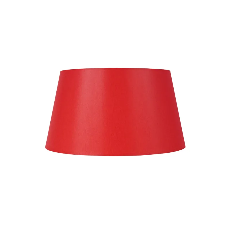 Pantalla de lámpara tosel tambour 30 tela tambor rojo d30 x h18 cm