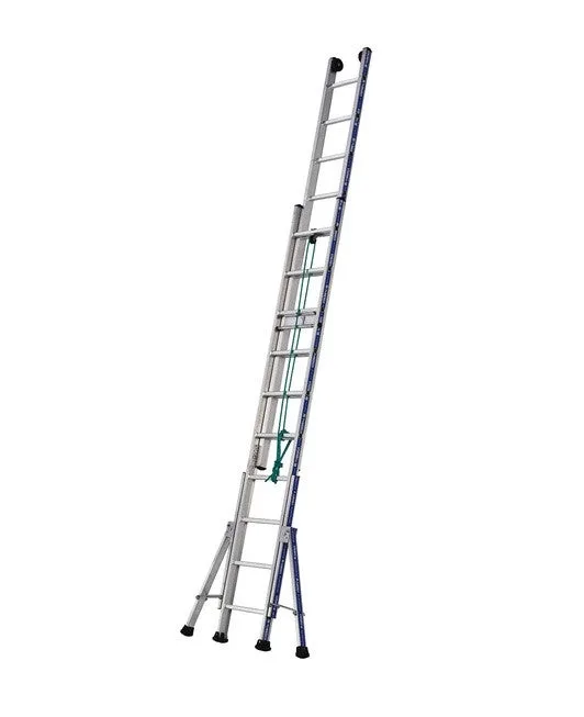 Escalera de acceso mediante cuerda platinium 300 de 2 tramos tubesca - 2,97 a 4,93 m - 02432310