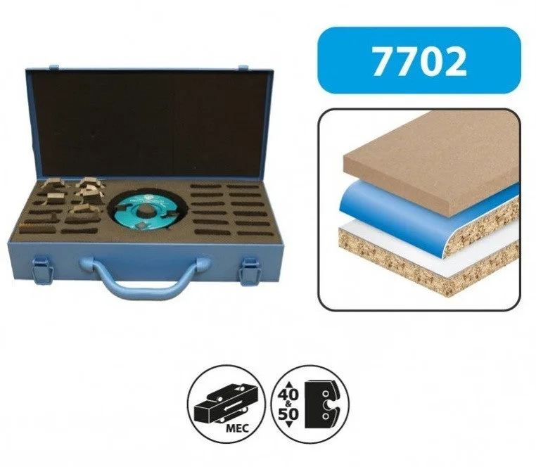 Juego de cabezal porta cuchillas para tupi 100x50x30 y 12 pares de cuchillas hss de 50x5.5 mm leman