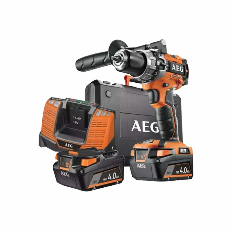 Perceuse-visseuse à percussion compacte 18v brushless bsb18c2blli-402c aeg powertools