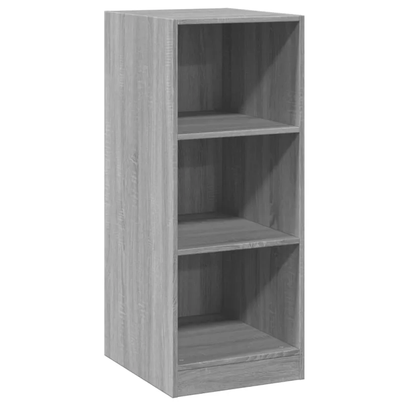 Gabinete de madera de ingeniería gris sonoma 48x41x102 cm - comfortxl