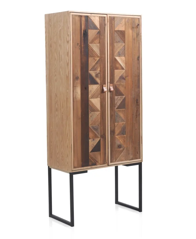 Mueble de chapa de fresno