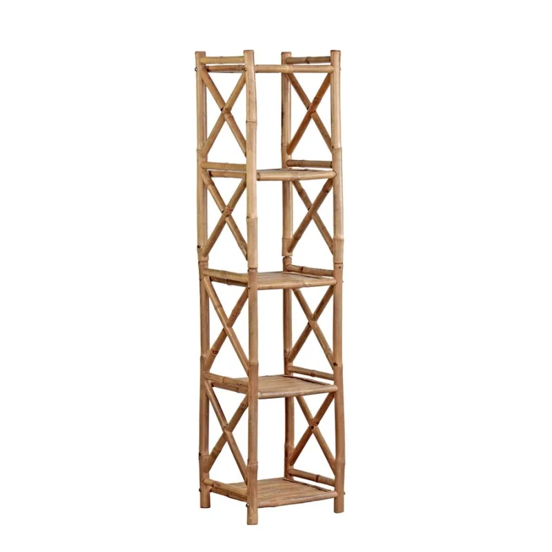 Estantería bambú 5 estantes 35x35x152 cm