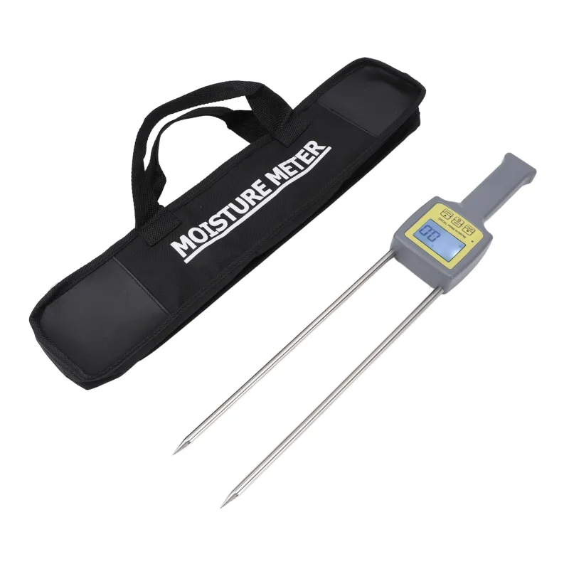 Probador de humedad de granos con pantalla lcd retroiluminada led, higrómetro de granos digital portátil para agricultores